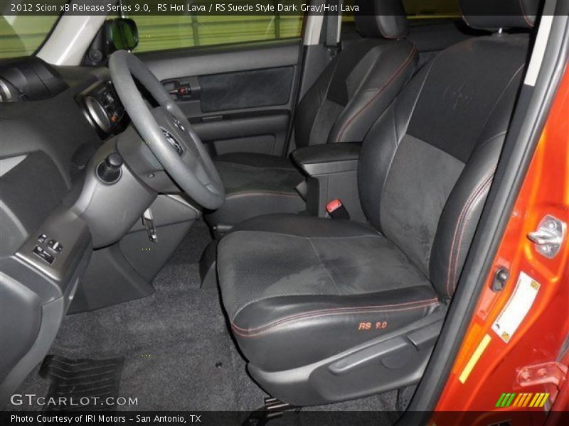 RS Hot Lava / RS Suede Style Dark Gray/Hot Lava 2012 Scion xB Release Series 9.0
