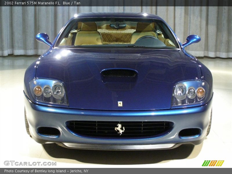 2002 Ferrari 575 Maranello F1 in Blue with Tan Leather Interior - 2002 Ferrari 575M Maranello F1