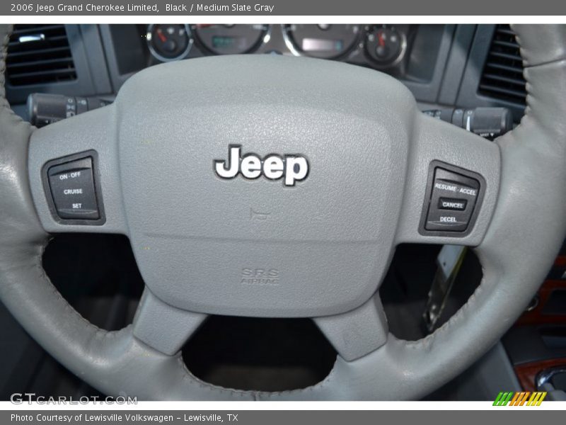 Black / Medium Slate Gray 2006 Jeep Grand Cherokee Limited