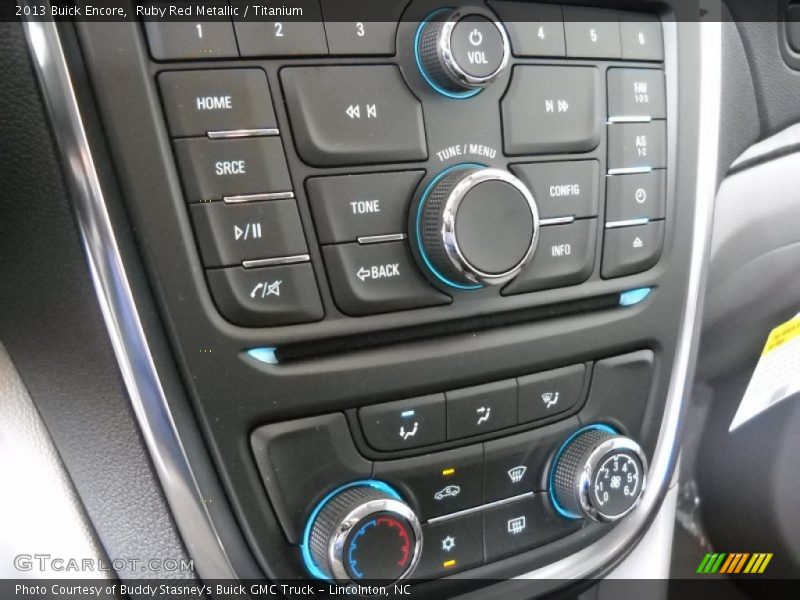 Controls of 2013 Encore 