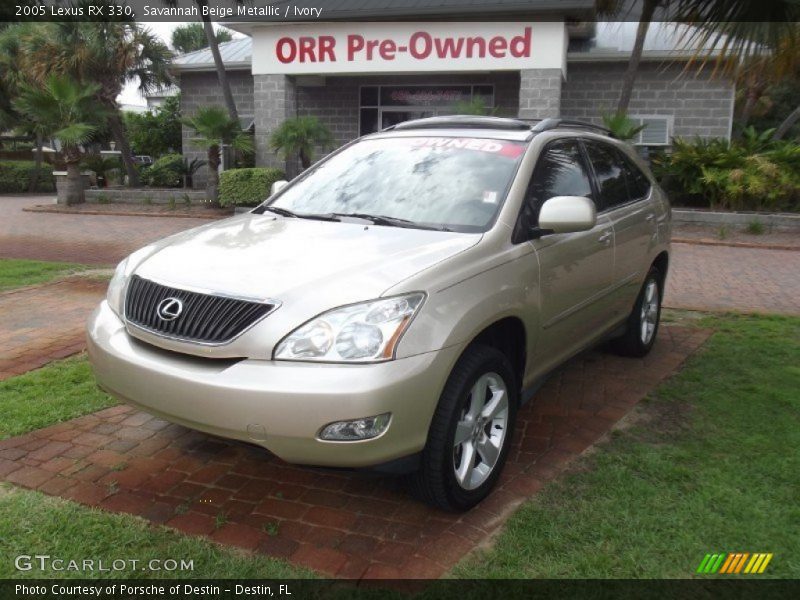 Savannah Beige Metallic / Ivory 2005 Lexus RX 330