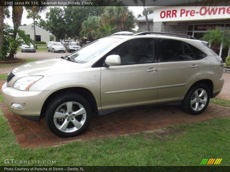 Savannah Beige Metallic / Ivory 2005 Lexus RX 330