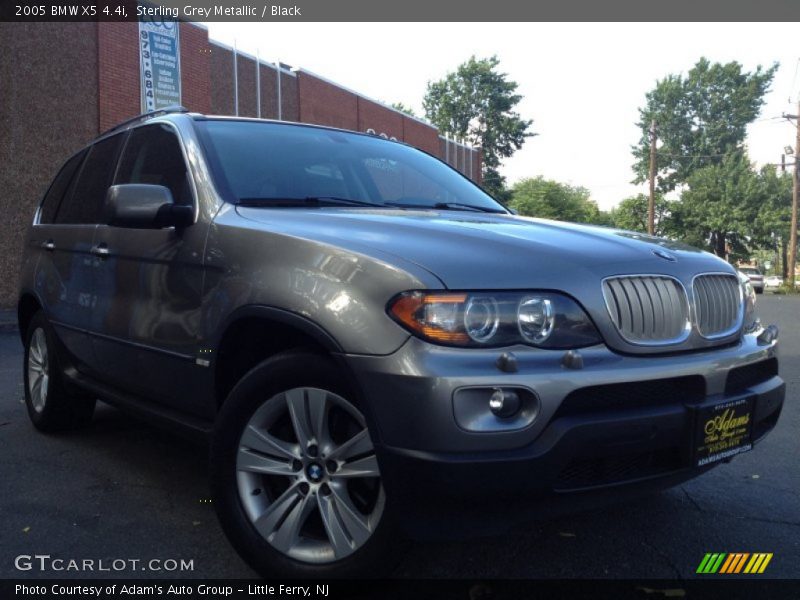 Sterling Grey Metallic / Black 2005 BMW X5 4.4i