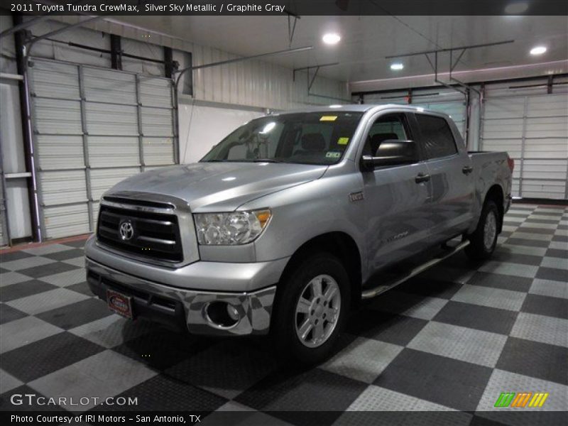 Silver Sky Metallic / Graphite Gray 2011 Toyota Tundra CrewMax