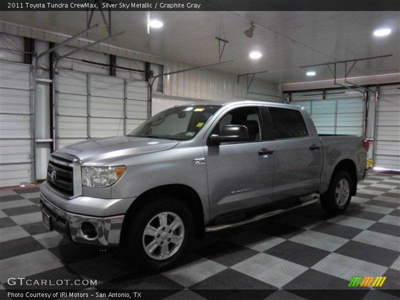 Silver Sky Metallic / Graphite Gray 2011 Toyota Tundra CrewMax