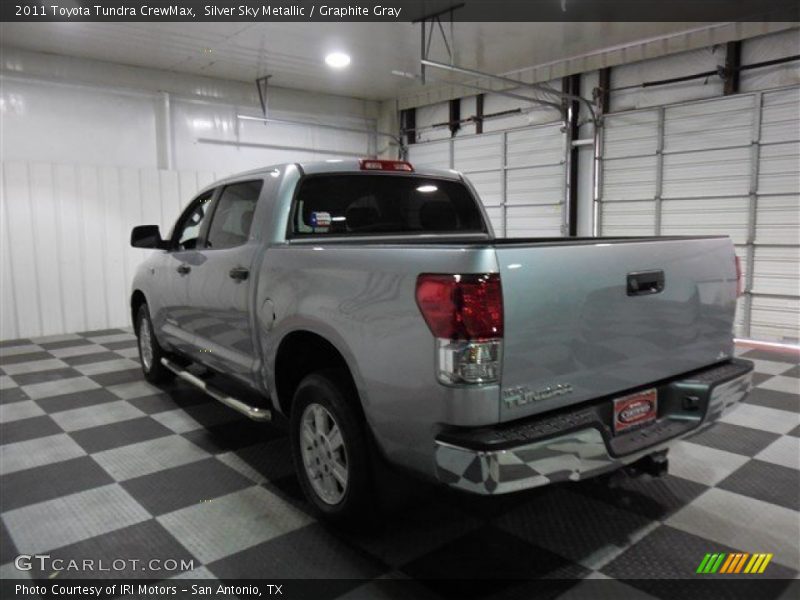 Silver Sky Metallic / Graphite Gray 2011 Toyota Tundra CrewMax