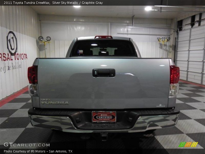 Silver Sky Metallic / Graphite Gray 2011 Toyota Tundra CrewMax