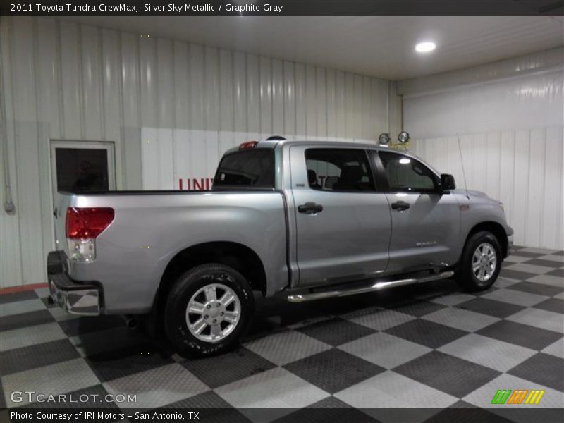 Silver Sky Metallic / Graphite Gray 2011 Toyota Tundra CrewMax