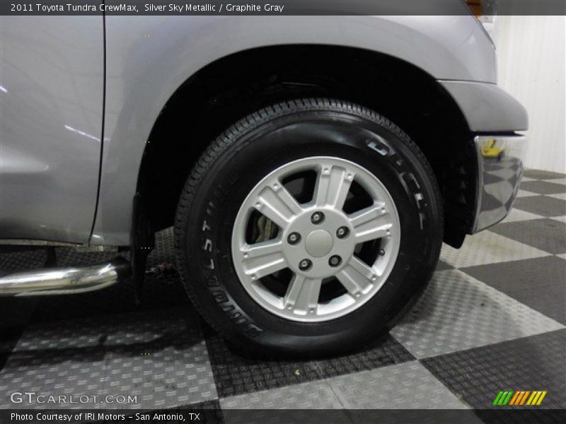 Silver Sky Metallic / Graphite Gray 2011 Toyota Tundra CrewMax