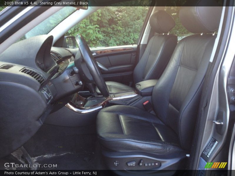 Sterling Grey Metallic / Black 2005 BMW X5 4.4i