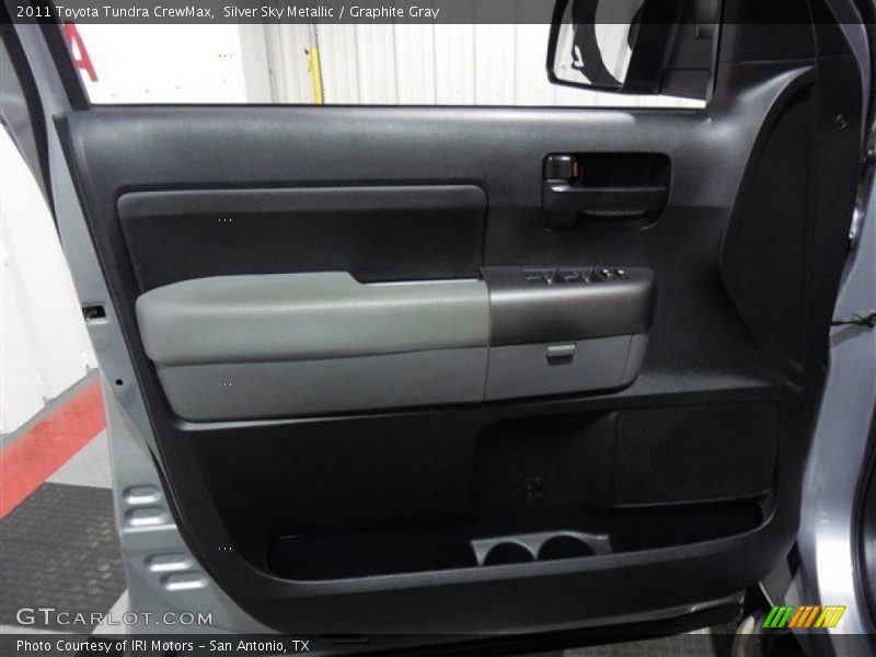 Silver Sky Metallic / Graphite Gray 2011 Toyota Tundra CrewMax