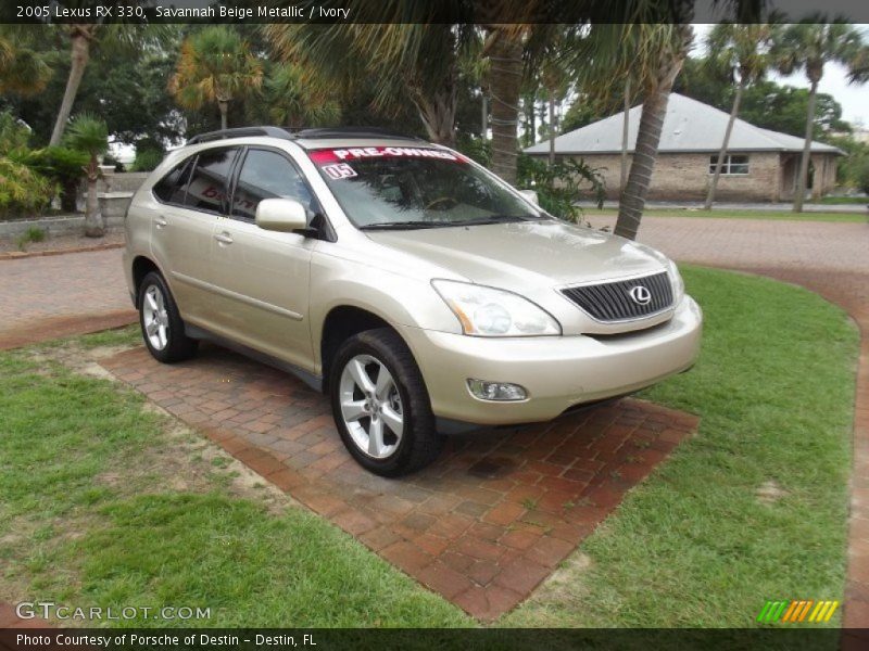 Savannah Beige Metallic / Ivory 2005 Lexus RX 330