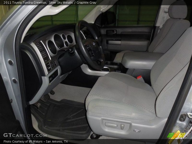Silver Sky Metallic / Graphite Gray 2011 Toyota Tundra CrewMax