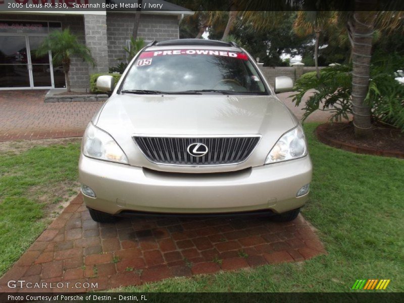 Savannah Beige Metallic / Ivory 2005 Lexus RX 330