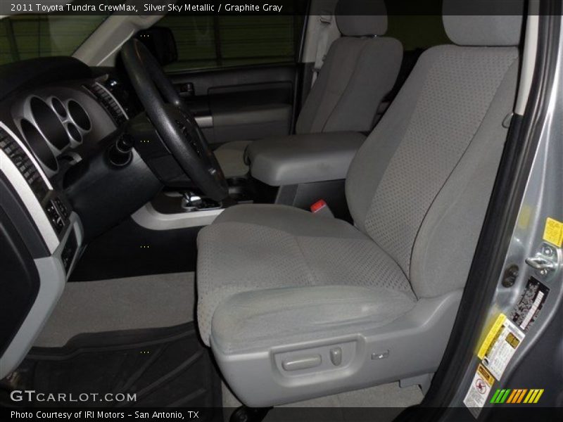 Silver Sky Metallic / Graphite Gray 2011 Toyota Tundra CrewMax