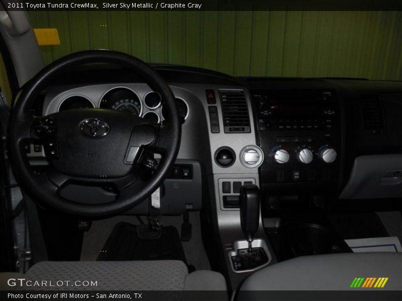 Silver Sky Metallic / Graphite Gray 2011 Toyota Tundra CrewMax