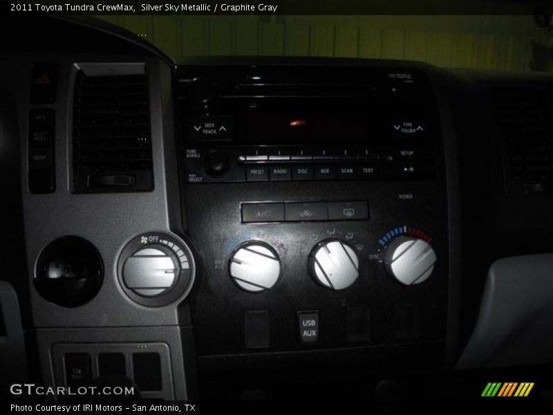 Silver Sky Metallic / Graphite Gray 2011 Toyota Tundra CrewMax