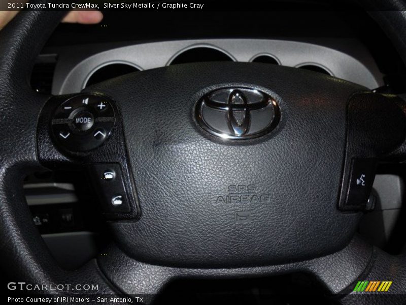 Silver Sky Metallic / Graphite Gray 2011 Toyota Tundra CrewMax