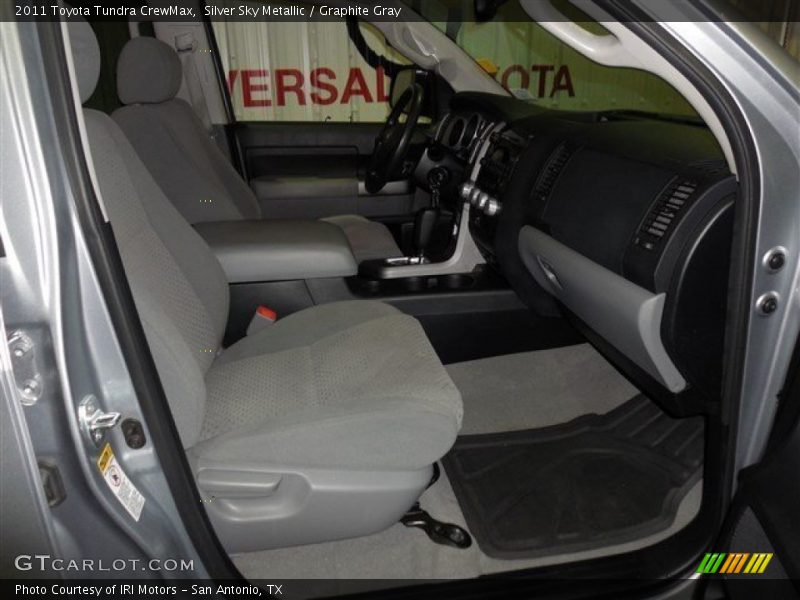 Silver Sky Metallic / Graphite Gray 2011 Toyota Tundra CrewMax