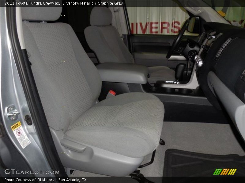 Silver Sky Metallic / Graphite Gray 2011 Toyota Tundra CrewMax