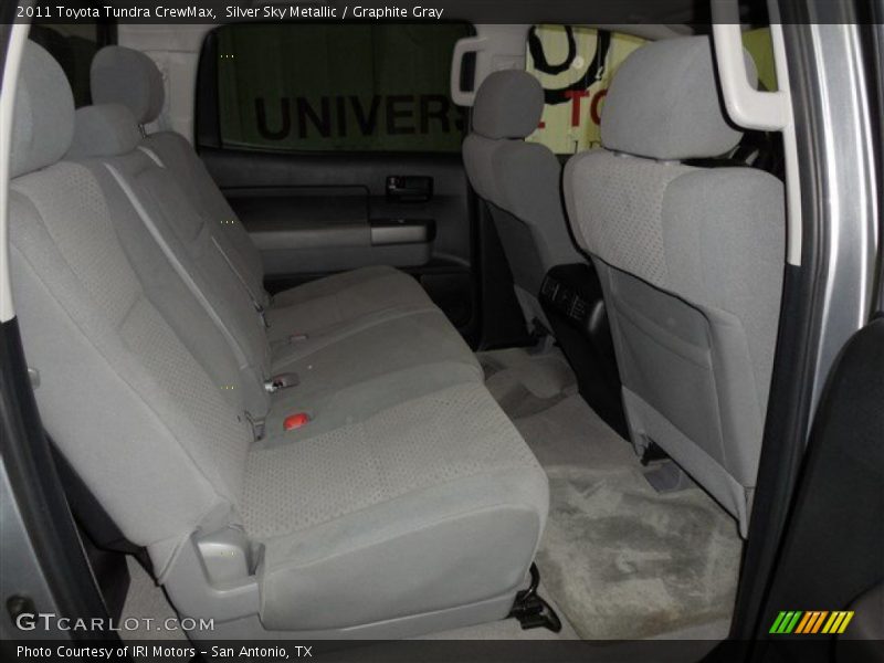 Silver Sky Metallic / Graphite Gray 2011 Toyota Tundra CrewMax