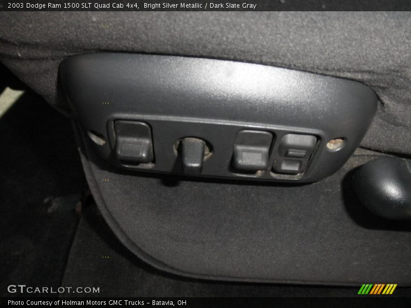 Bright Silver Metallic / Dark Slate Gray 2003 Dodge Ram 1500 SLT Quad Cab 4x4