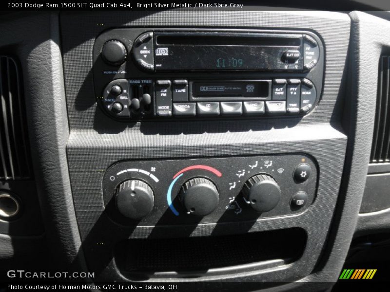 Bright Silver Metallic / Dark Slate Gray 2003 Dodge Ram 1500 SLT Quad Cab 4x4