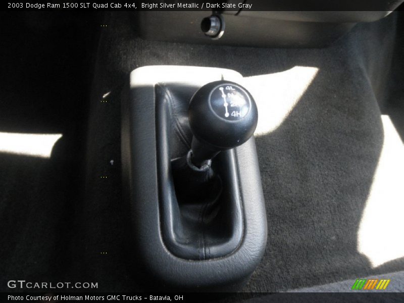 Bright Silver Metallic / Dark Slate Gray 2003 Dodge Ram 1500 SLT Quad Cab 4x4