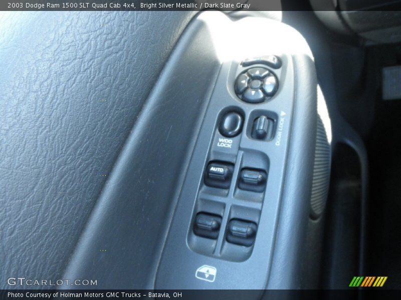 Bright Silver Metallic / Dark Slate Gray 2003 Dodge Ram 1500 SLT Quad Cab 4x4