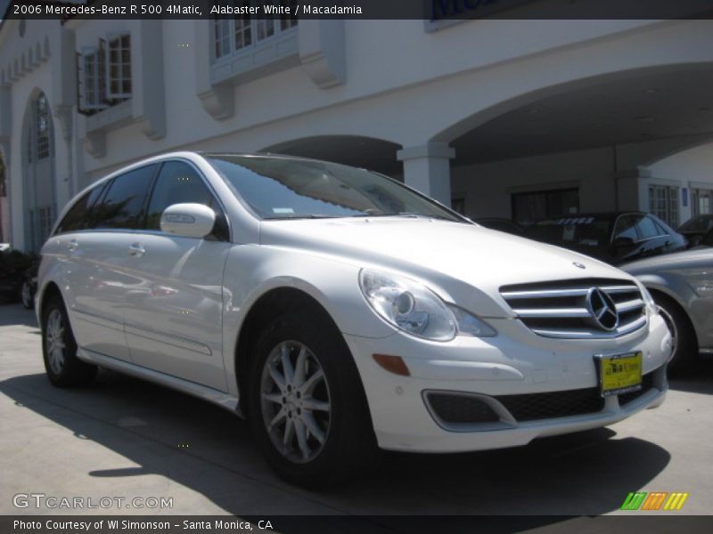 Alabaster White / Macadamia 2006 Mercedes-Benz R 500 4Matic
