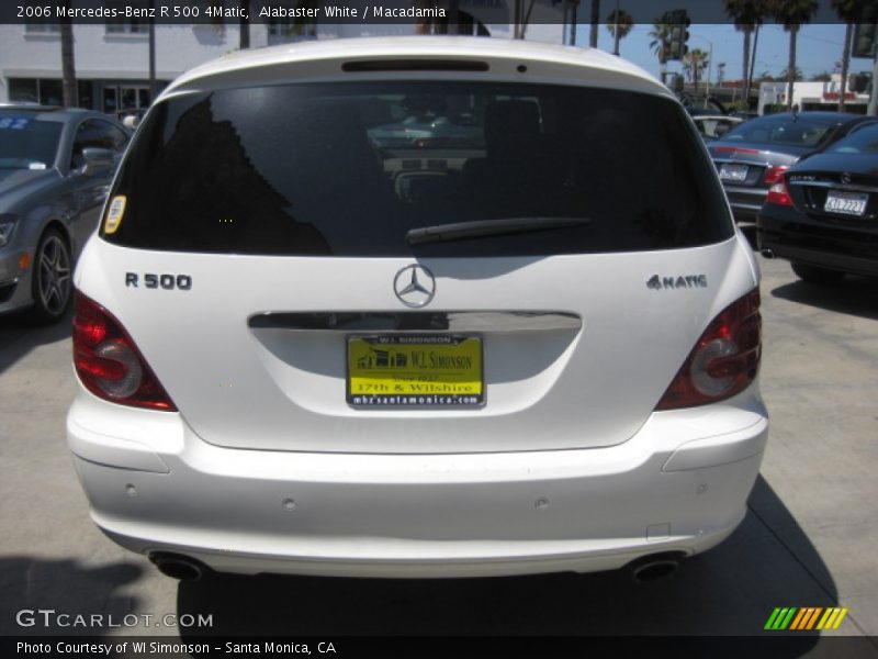 Alabaster White / Macadamia 2006 Mercedes-Benz R 500 4Matic