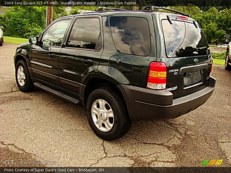 Aspen Green Metallic / Medium/Dark Pebble 2004 Ford Escape XLT V6 4WD