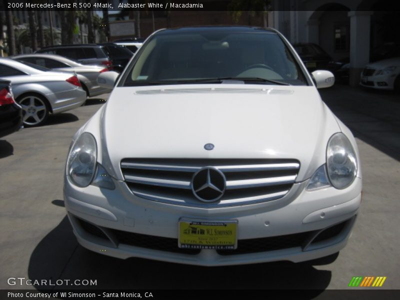 Alabaster White / Macadamia 2006 Mercedes-Benz R 500 4Matic
