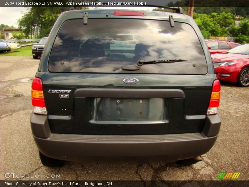 Aspen Green Metallic / Medium/Dark Pebble 2004 Ford Escape XLT V6 4WD