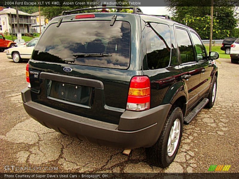 Aspen Green Metallic / Medium/Dark Pebble 2004 Ford Escape XLT V6 4WD