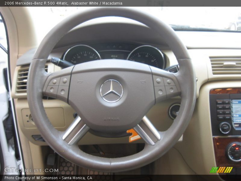 Alabaster White / Macadamia 2006 Mercedes-Benz R 500 4Matic