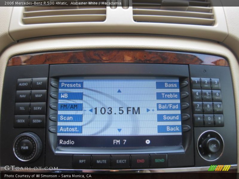 Alabaster White / Macadamia 2006 Mercedes-Benz R 500 4Matic
