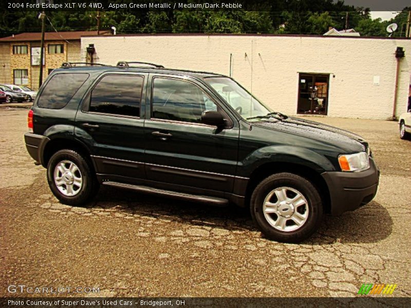 Aspen Green Metallic / Medium/Dark Pebble 2004 Ford Escape XLT V6 4WD
