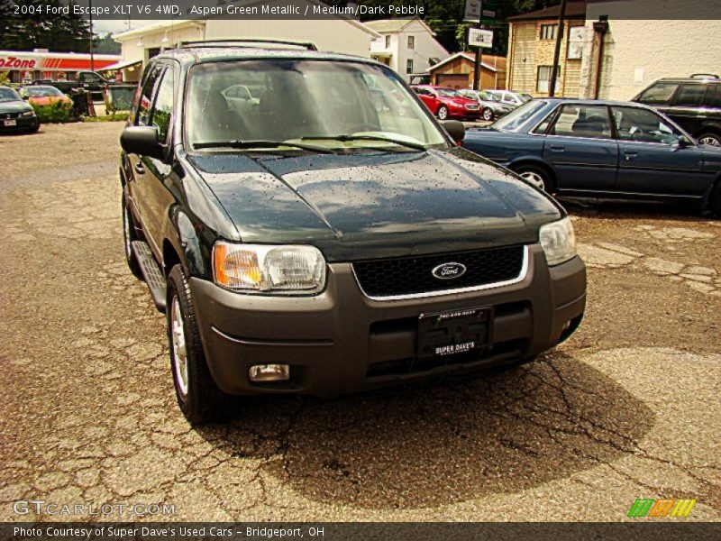 Aspen Green Metallic / Medium/Dark Pebble 2004 Ford Escape XLT V6 4WD
