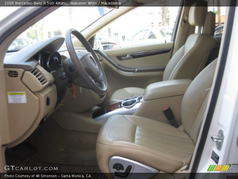 Alabaster White / Macadamia 2006 Mercedes-Benz R 500 4Matic