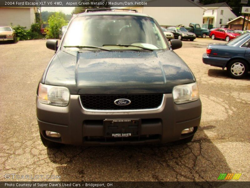 Aspen Green Metallic / Medium/Dark Pebble 2004 Ford Escape XLT V6 4WD