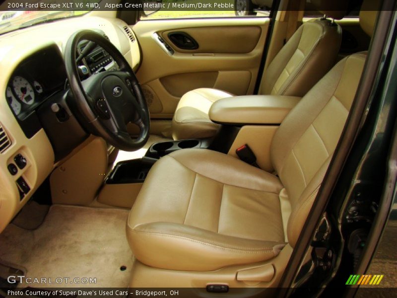 Aspen Green Metallic / Medium/Dark Pebble 2004 Ford Escape XLT V6 4WD