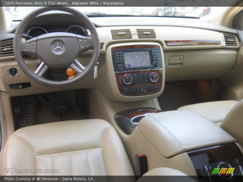 Alabaster White / Macadamia 2006 Mercedes-Benz R 500 4Matic