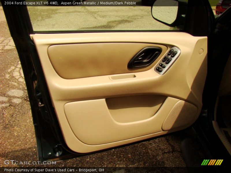 Aspen Green Metallic / Medium/Dark Pebble 2004 Ford Escape XLT V6 4WD
