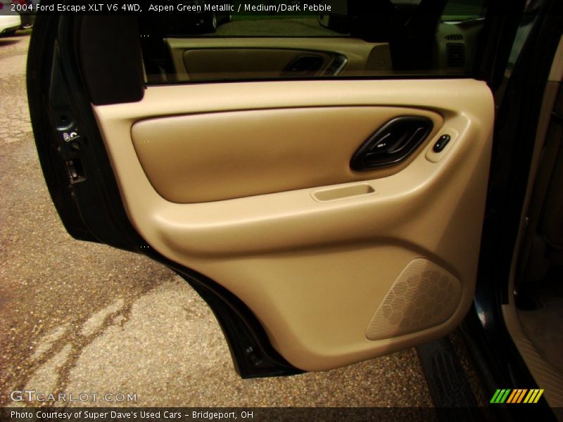 Aspen Green Metallic / Medium/Dark Pebble 2004 Ford Escape XLT V6 4WD