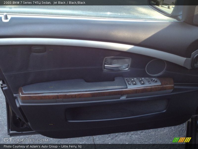 Jet Black / Black/Black 2003 BMW 7 Series 745Li Sedan