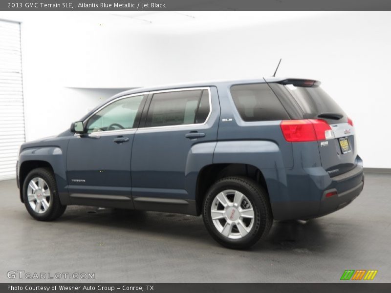 Atlantis Blue Metallic / Jet Black 2013 GMC Terrain SLE