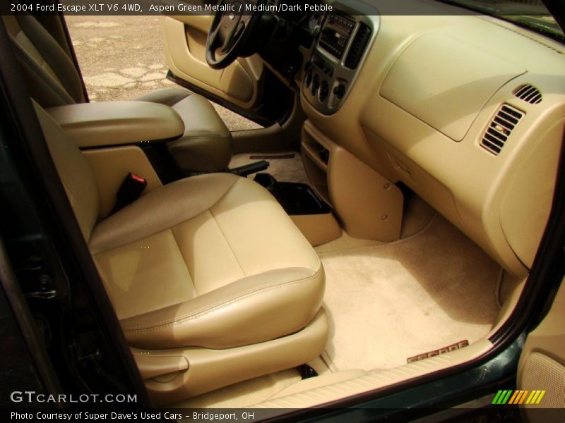 Aspen Green Metallic / Medium/Dark Pebble 2004 Ford Escape XLT V6 4WD