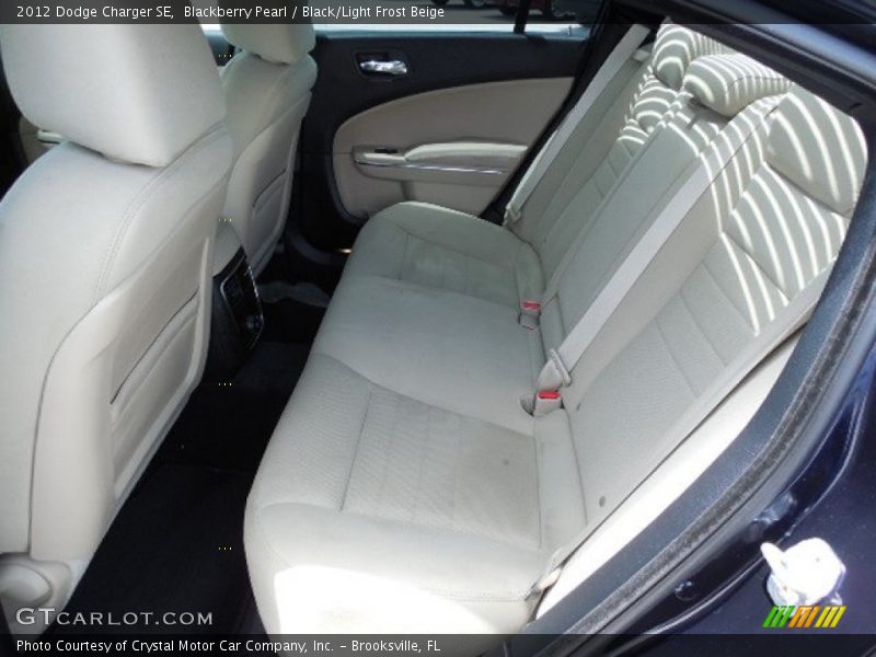 Blackberry Pearl / Black/Light Frost Beige 2012 Dodge Charger SE