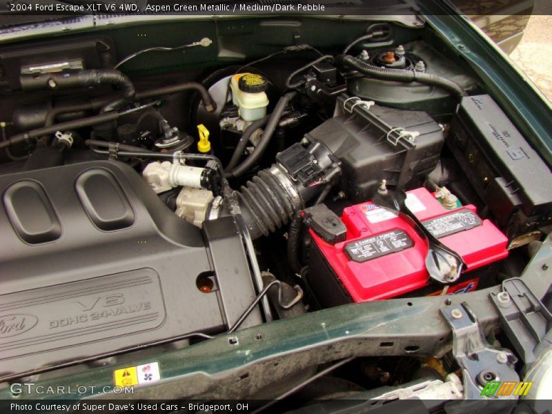 Aspen Green Metallic / Medium/Dark Pebble 2004 Ford Escape XLT V6 4WD